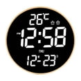 thumbnail image 4 of Elodie Digital Wall Clock Remoting Control Solid Wear Resistant Home Decor for Home Off White Light, 4 of 8