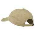 thumbnail image 3 of Halloween Ghost Hunter Embroidered Washed Dyed Cap - Khaki OSFM, 3 of 5