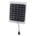 thumbnail image 3 of Solar Panel 10W USB Output Transparent Design Double Sided Power Generation Solar Panel for Outdoor Travel, 3 of 6