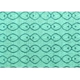 thumbnail image 1 of Ahgly Company Machine Washable Indoor Rectangle Solid Turquoise Blue Modern Area Rugs, 7' x 10', 1 of 4
