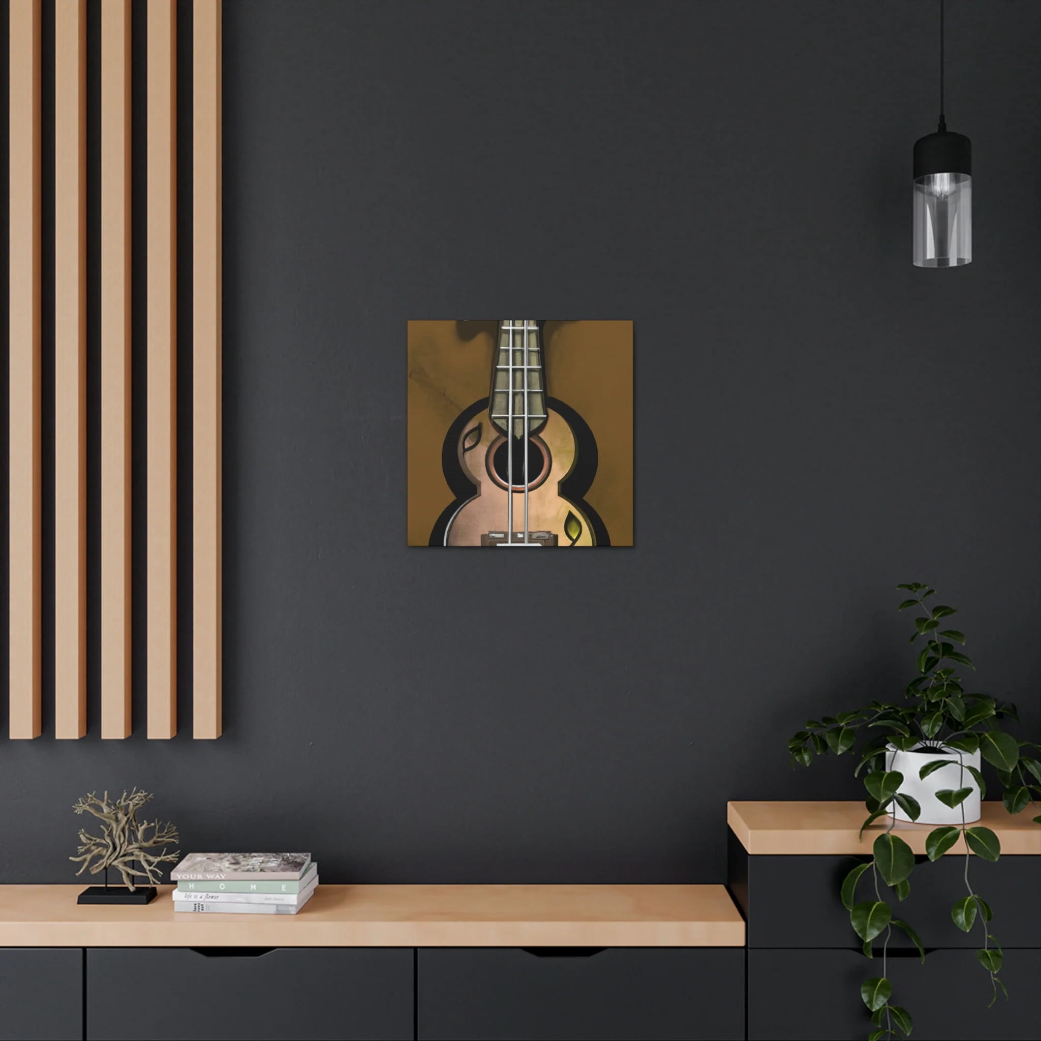 Ukelele in Rococo - Canvas
