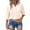 Light Pink, variant on Women's Casual Short Sleeve Solid Color Blouse Tops For Everyday Wear With Jeans Comfortable Spring Summer Fall Shirt V Neck Woman T Shirt Extra Long Sleeve Tops for Women V Necks Women Half Sleeve