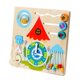 thumbnail image 2 of Tablero sensorial de madera para actividades, juguete de aprendizaje, motricidad fina, Montessori, temprano estilo C, 2 of 9
