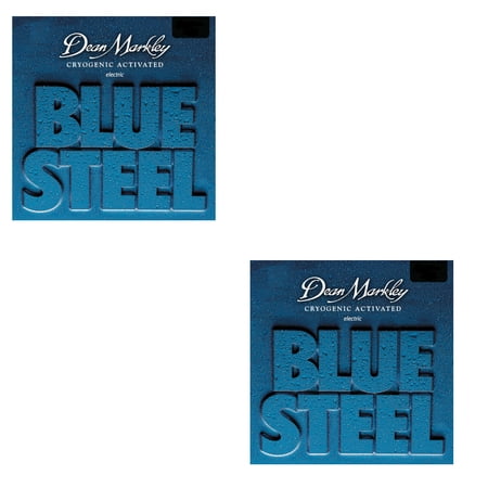 Dean Markley Guitar Strings 2-Packs Electric Blue Steel Cryogenic Light Top 10-52