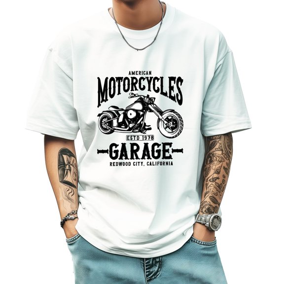 Graphic Tees for Men Summer New Print Casual Tee Fashion Trend Sports Shirt Select
