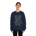 thumbnail image 3 of Acoustic Guitar Sweatshirt, Gifts, Sweater Shirt, 3 of 9