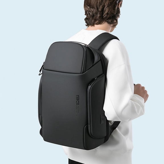 Business Backpack Large Capacity Backpack Men's Waterproof Travel Computer Backpack,Grey