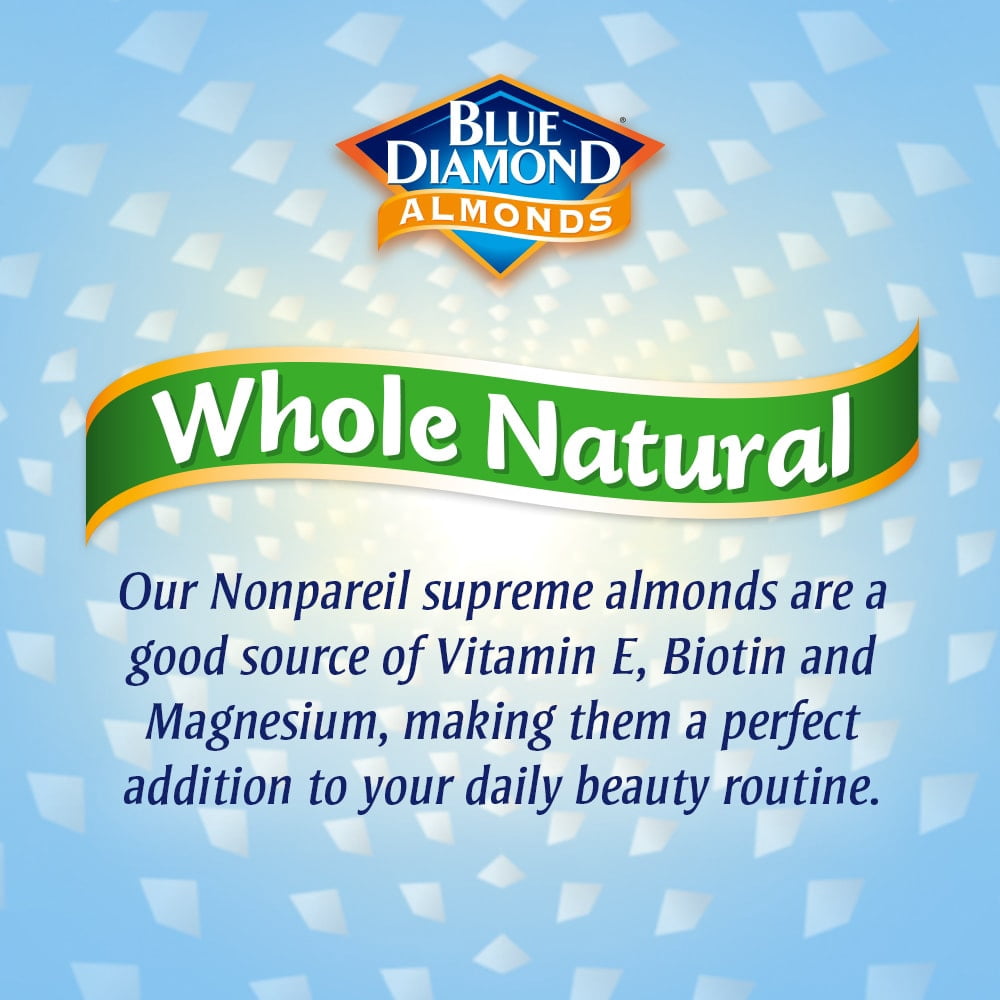 Blue Diamond Whole Natural Almonds 25 oz - 3 Pack