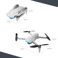 thumbnail image 2 of Avión YLRemote Control S106 Remote Control Drone con cámara 8K GPS 5GWifi Posicionamiento de flujo óptico Quadcopter Motor sin escobillas Bolsa de almacenamiento Paquete 2 Batería Abanopi Avión, 2 of 7