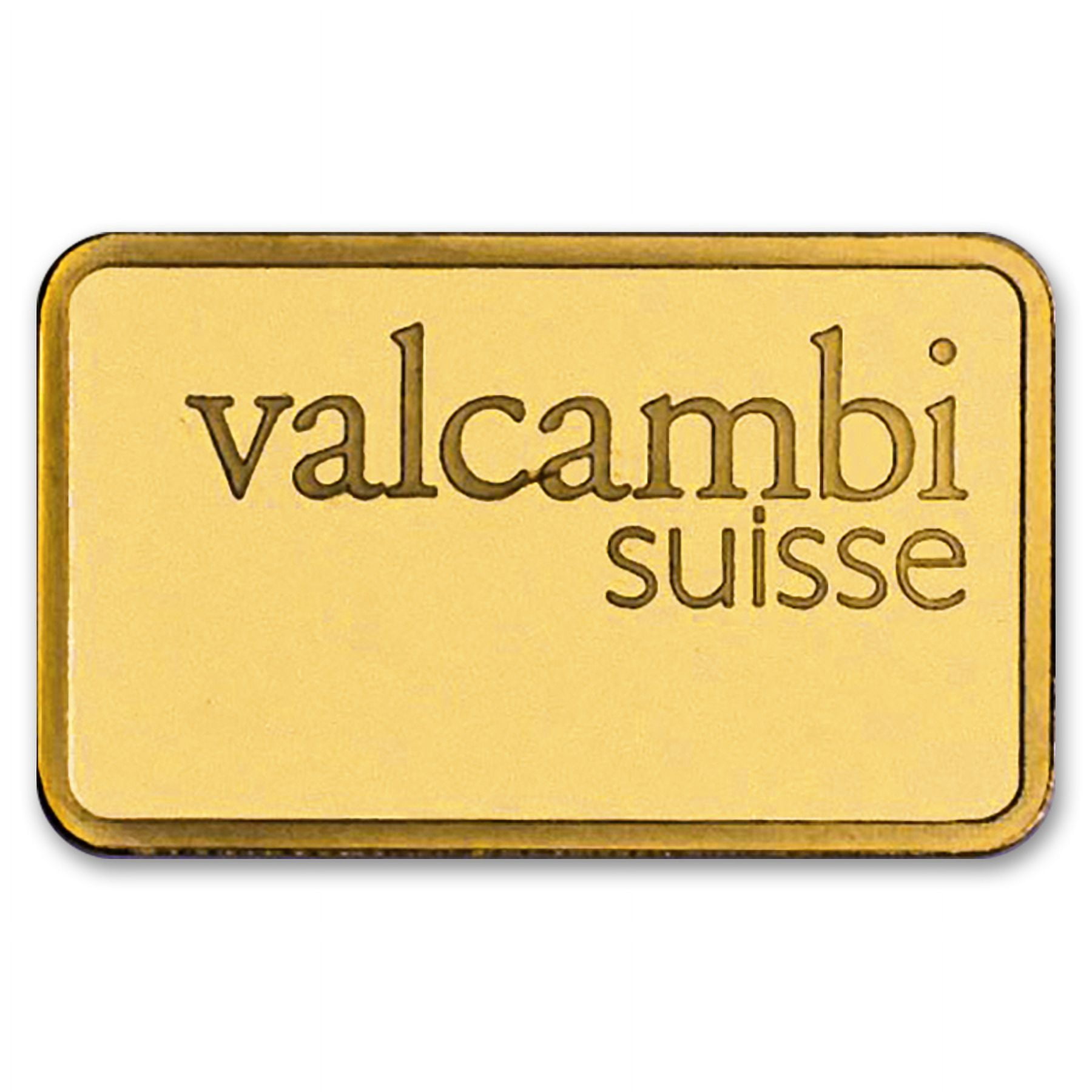 2.5 gram Gold Valcambi Bar w/ Assay - Walmart