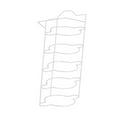thumbnail image 2 of Estante expandible para encimera de cocina, estante para preparar platos, organizador de mesa de cocina para Cinco capas, 2 of 9