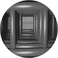 thumbnail image 1 of Ahgly Company Machine Washable Indoor Round Transitional Platinum Gray Area Rugs, 7' Round, 1 of 7