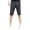 Dark Gray, variant on uikmnh Shorts for Men European and Solid Color Summer Stretch Sports Men's Casual Loose and Comfortable Lightweight Shorts with Pockets for Training Size:5XL