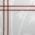 thumbnail image 2 of Oriental Furniture 6 Ft Tall Double Cross Bamboo Tree Shoji Screen, rosewood, 3 panel, 2 of 3