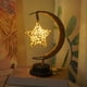 thumbnail image 5 of Ganfancp Led Lámpara Decorativa Hand Wound Cuerda Lámpara de Alambre de Cobre Caña En Forma de Estrella Lámpara de Hierro Liquidación Ventas Hoy Ofertas Prime 1X Luz Estrella Creciente, 5 of 6