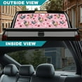 thumbnail image 5 of SEANATIVE Valentine's Day Decor Truck Rear Window Decal, UV Protection Perforated See Through Graphic Car Window Sun Shade Stickers for Most Pickup Truck, Chicken Heart-shaped Pink, 5 of 7
