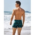 thumbnail image 3 of COOFANDY Men's Tight Swim Trunk Basic Bathing Suit Lightweight Square Leg Boxer Swim Briefs with Liner, 3 of 7