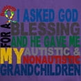 thumbnail image 3 of CafePress - Blessing 5 Autistic & Nonautistic Grandchildren Da - Men's Classic Graphic Cotton T-Shirt, 3 of 4