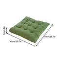 thumbnail image 4 of Tuvgenk Seat Cushions for Office Chairs Pressure Relief Green Seat Cushion Pillow Soft Polyester Breathable Square Chair Pad for Home, 4 of 5
