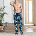 thumbnail image 2 of Balery Ink Rose Pantalones de pijama para hombre, pijama ultraligero, pantalón de descanso-X-Large, 2 of 6
