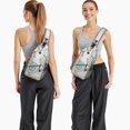 thumbnail image 2 of Travel Sling Backpack with Cute Cartoon Turtle and Ocean Marine Life Prints, Multi-Functional Design for Hiking, Cycling, and Photography, Lightweight and Durable, 2 of 6