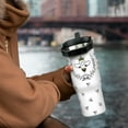 thumbnail image 6 of 30 oz Bee Tumbler with Handle Gifts for Bee Lover 30oz Stainless Steel Travel Cup Mug Water Bottle, 6 of 6