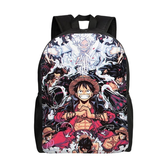 Unisex Multifunction Outdoor Durable Large Capacity 17inch Backpack One Cartoon Piece Laptop Backpacks Daypack Bookbag Travel Bag