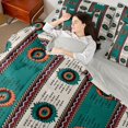 thumbnail image 4 of Castle Fairy Tribal Aztec Twin Bedding Sets,Bohemian Bedding Comforter Set, 4 of 8