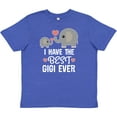 thumbnail image 3 of Inktastic Best Gigi Grandma Ever Grandchild Gift Youth T-Shirt, 3 of 5