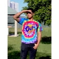 thumbnail image 2 of Bunny Face Off Mind Tie Dye Spiral Men -Image by Shutterstock, Male x-Large, 2 of 4