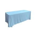 thumbnail image 1 of LA Linen TCpop90x132-TurquoiseLgtP40 Nappe Rectangulaire en Polyester, Turquoise Clair - 90 x 132 Po., 1 of 4