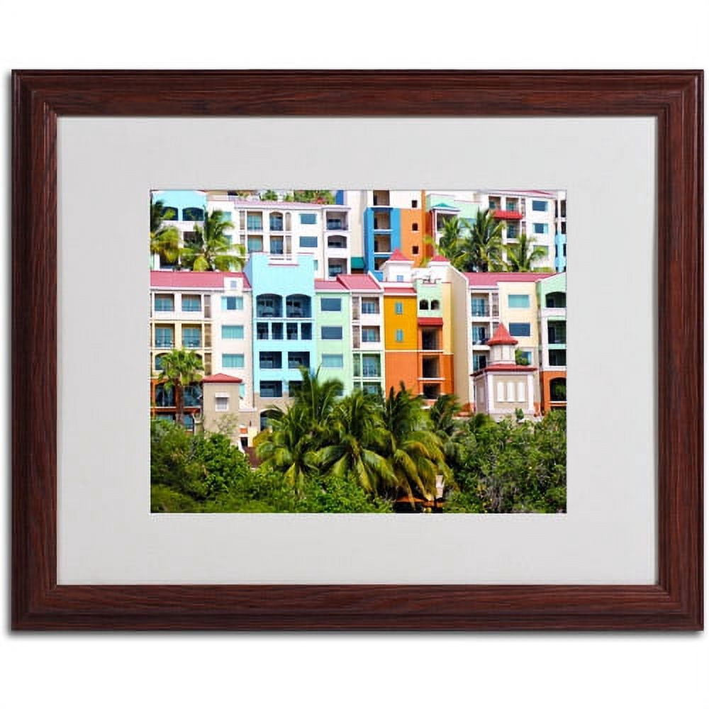 Trademark Fine Art "Virgin Islands 2" Matted Framed Art by CATeyes