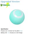thumbnail image 1 of Smart Cat Toy Automatic Rolling Ball Cat Interactive Ball Usb Rechargeable Electric Moved Rotating Cat Toys Pet Accessories 1PC Blue 150mAh Official Authentic, 1 of 6