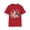 Cherry Red, variant on Floral Bluebird T-Shirt Unisex Cotton Short Sleeves Tee Shirt with Bird 3