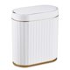 thumbnail image 1 of Cesta de basura automática con tapa para baño, cesta inteligente y delgada, cesta estrecha de 8 litros con sensor de movimiento para dormitorio, baño y oficina., 1 of 4