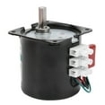 thumbnail image 1 of Ac Synchronous Motor, 14W Permanent Magnet Synchronous Turntable Motor Electric Turntable with Bracket for Micro Machinery and Robotics, 1 of 7