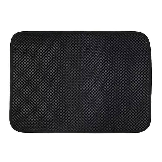 Esterilla de arena para gatos de doble capa, almohadillas impermeables, caja de arena para gatos, alfombrilla de limpieza para casa, suministros para mascotas