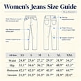 thumbnail image 3 of Women and Teen High Waist Solid Blue Flare Jeans, Washed Retro Bell Bottom Denim Pants, High Stretch, Slim Fit, XS‑XXL for Casual Wear, 3 of 8
