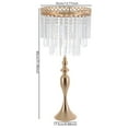 thumbnail image 4 of Elegant Display Stand, Gold Electroplated Finish with 13.77in Top Diameter, Easy Assembly for Weddings and Commercial Decor, 4 of 14