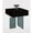 Wenge, variant on White Wood Lacquer Finish End Table with 19mm Tampered Glass Base