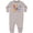 AC-Heather Grey, variant on Inktastic Safari 1st Birthday Baby Fleece Romper