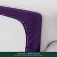 thumbnail image 4 of CHUN YI Housse de Coussin 1 Pce Spandex Extensible Texturé Boîte à Carreaux Housse de Siège, 4 of 6