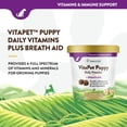 thumbnail image 3 of Vitaminas para perros NaturVet VitaPet Puppy Daily 70 Soft Chews, 3 of 8