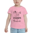 thumbnail image 2 of Sent with A Kiss from My Grandpa in Heaven Cute Toddler Tshirts for Boys Girls (Pink, Youth M), 2 of 5