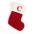 thumbnail image 4 of Calcetines de Navidad de alta capacidad, calcetín navideño, decoraciones navideñas de año Nex, bolsa de dulces duradera, decoraciones blancas, 4 of 4