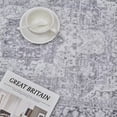 thumbnail image 2 of ZACOO 8'x10' Persian Area Rug Washable Traditional Vintage Abstract Geometric Distressed Rugs Carpet Rug Velvet Mat for Living Room Bedroom Dining Room, Gray, 2 of 8