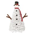 thumbnail image 5 of CZBZ 4FT Christmas Tree, Pre-Lit Artificial Realistic Full Tree with 100 Lights, Snowman-Shaped Artificial Christmas Tree, Xmas Tree with 380 Branch Tips, Festival Celebration Decoration, 5 of 10