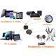 thumbnail image 5 of Adaptador de conector de auriculares de 3,5 mm + auriculares + divisor, adaptador de conector doble de auriculares de 3,5 mm a 1/8, divisor en Y, paquete de 2, divisor de auriculares estéreo, 5 of 5