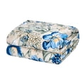 thumbnail image 6 of Home Soft Things Printed Flannel Throw - Delphinum - 60" x 80", 6 of 8