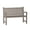 Brown, variant on Fazzn Resin Outdoor Patio Bench, Weatherproof Garden Bench with Backrest & Armrests, All-Weather Park Bench for Backyard, Porch, Poolside.( Black)/(Brown)Father's Day Gift